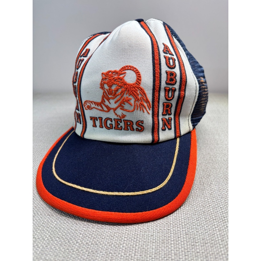 Vintage Auburn Tigers 1980's Snap-back Trucker Style Cap